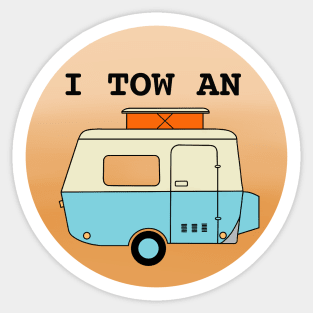 I Tow An Eriba Sticker